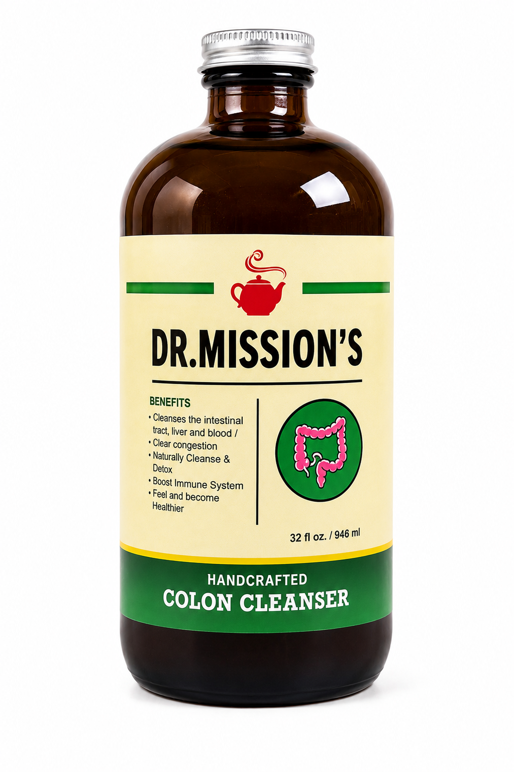 Dr. Mission's Handcrafted Colon Cleanser 32oz
