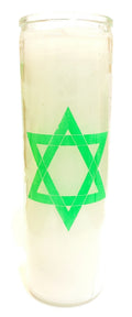 7 Day Candle- Psalm (White)