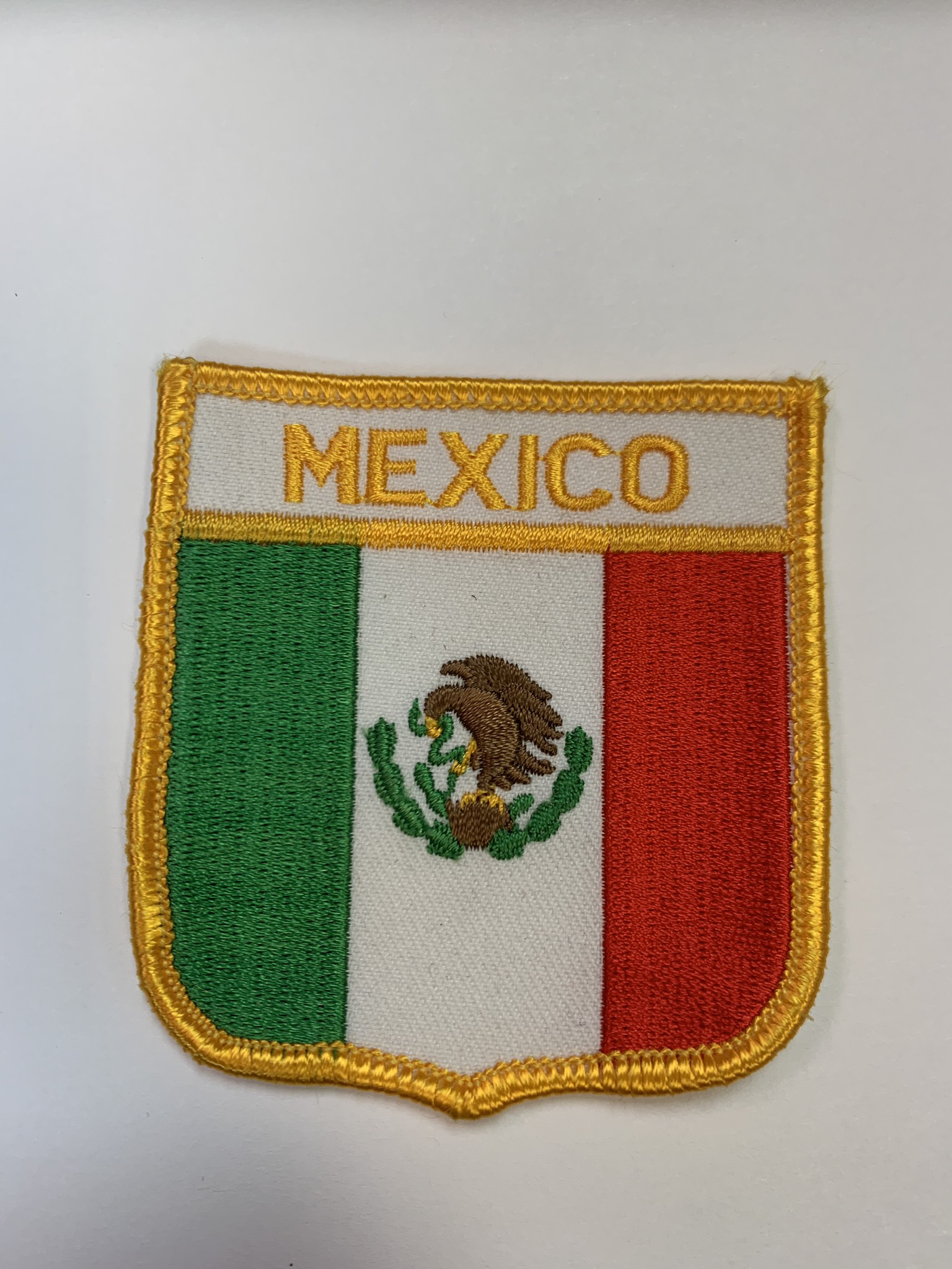 Iron On Patch-Mexico Flag
