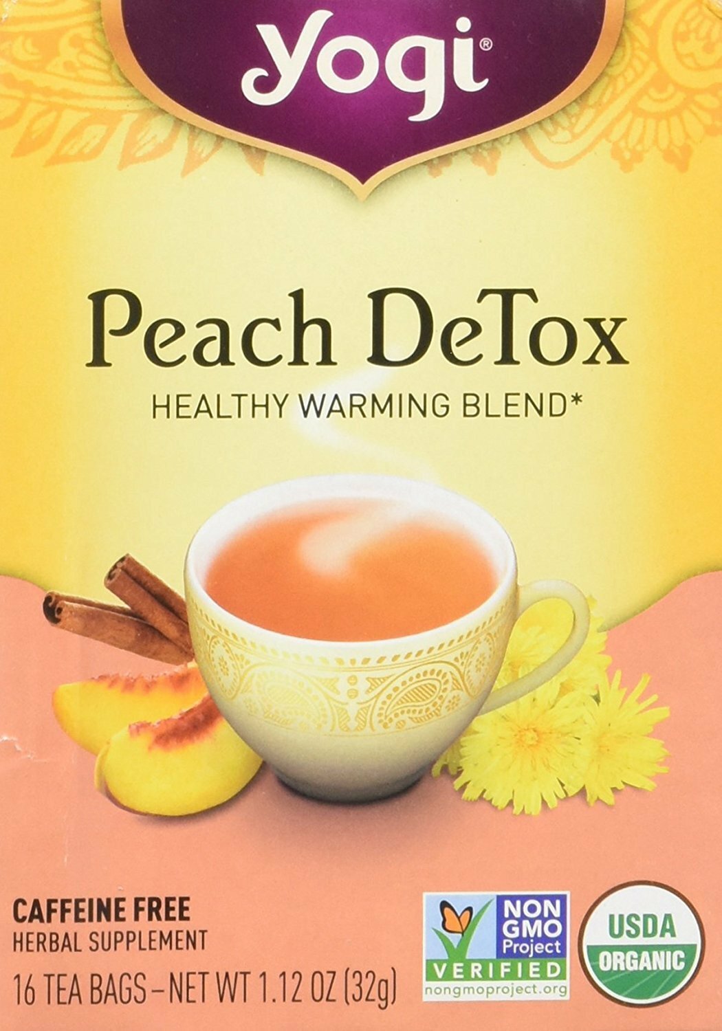 Yogi Peach DeTox Tea
