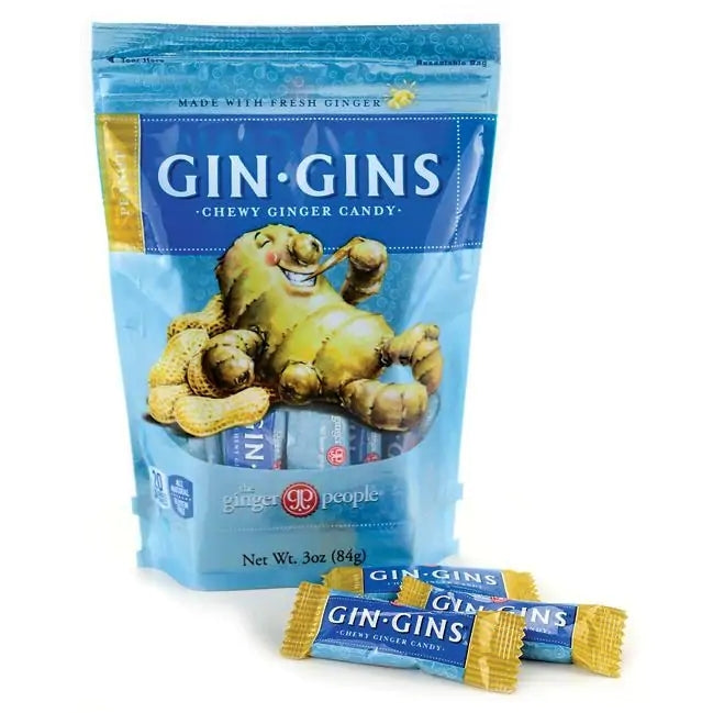 Gin Gins: Peanut Ginger Chew Candy