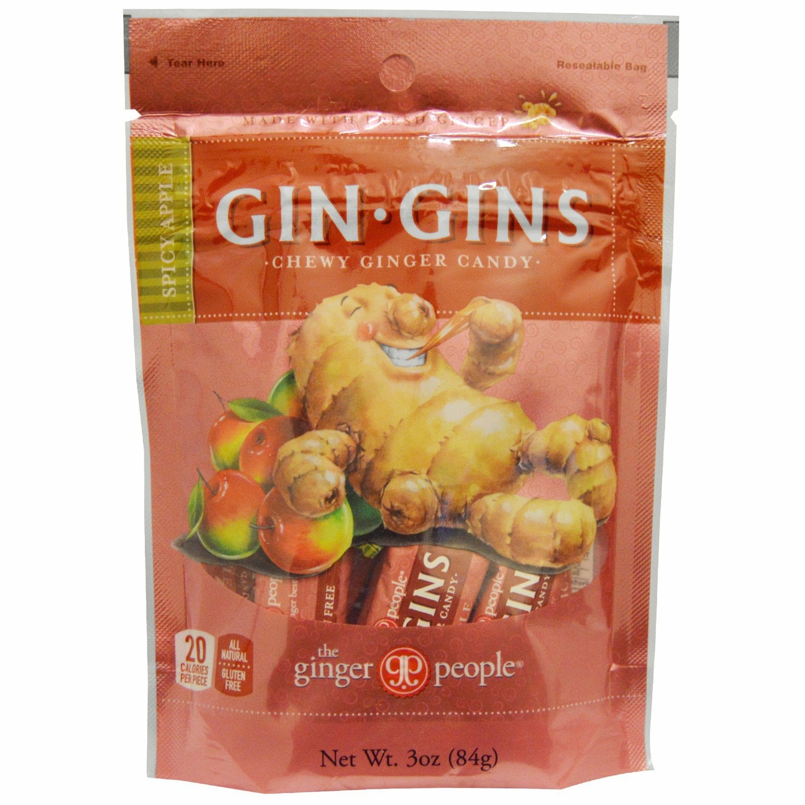 Gin•Gins: Apple Ginger Chew Candy