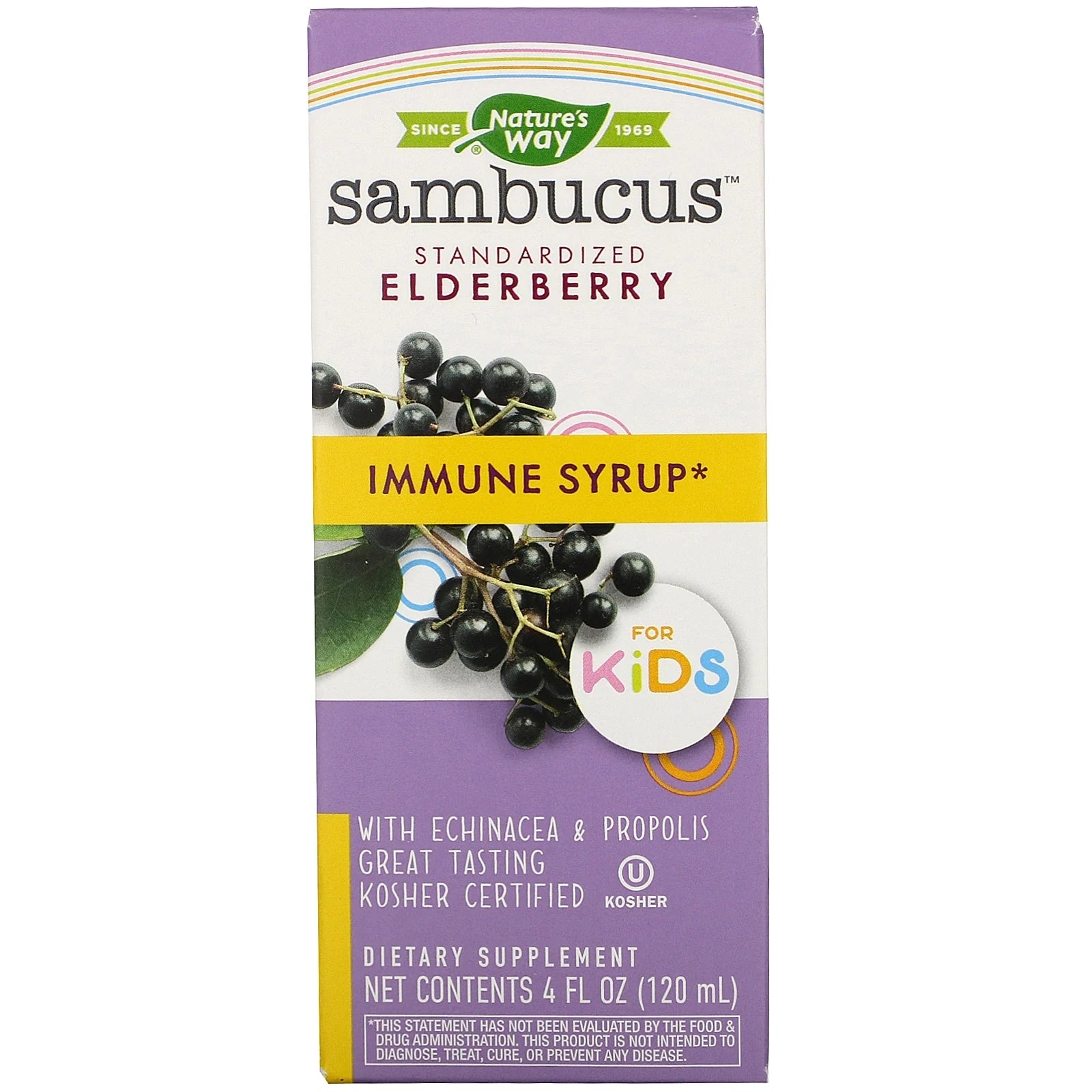 Natures Way: Sambucus Immune Syrup for Kids
