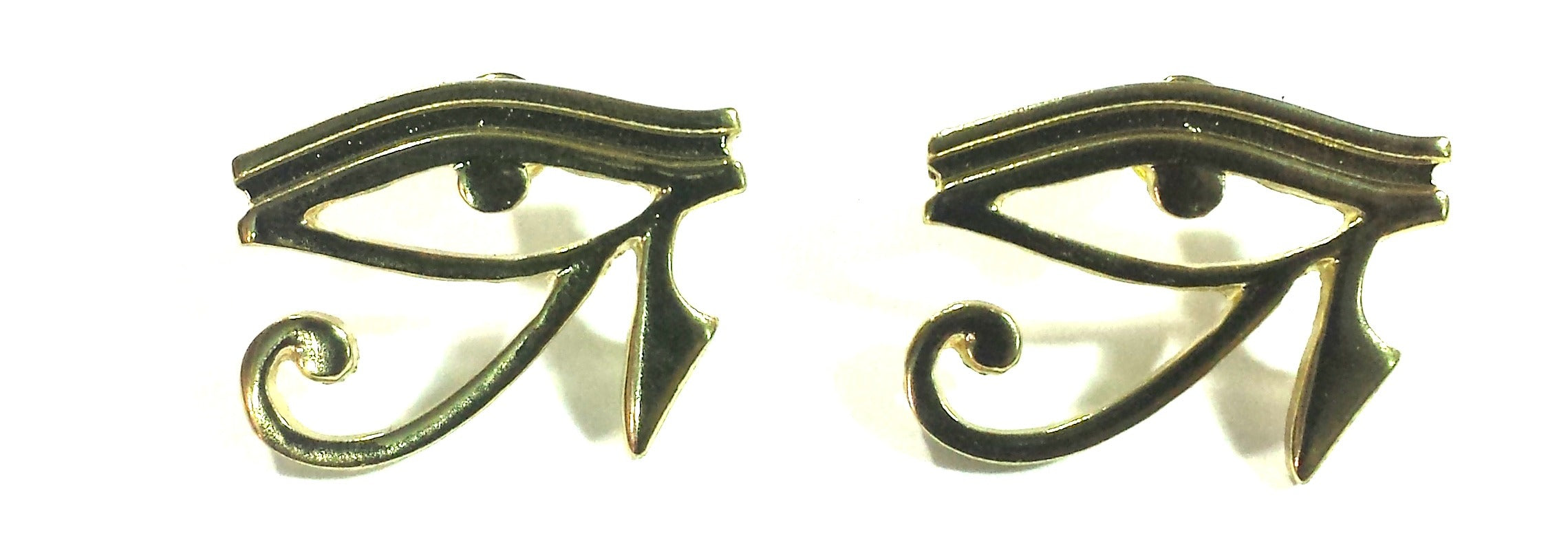 Eye of Horus (Heru) Earrings (Gold Color)