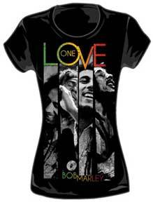 Ladies Bob Marley One Love Shirt
