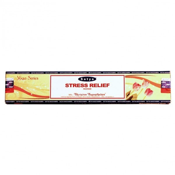 Stress Relief Satya Incense Pack - 15 Sticks