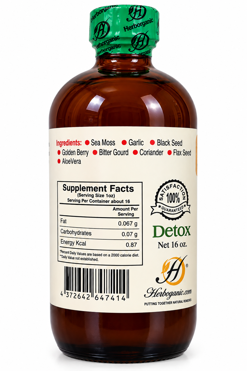 Herborganic Sea Moss Living Bitters – 16oz