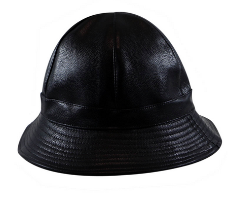 PU LEATHER BUCKET HAT