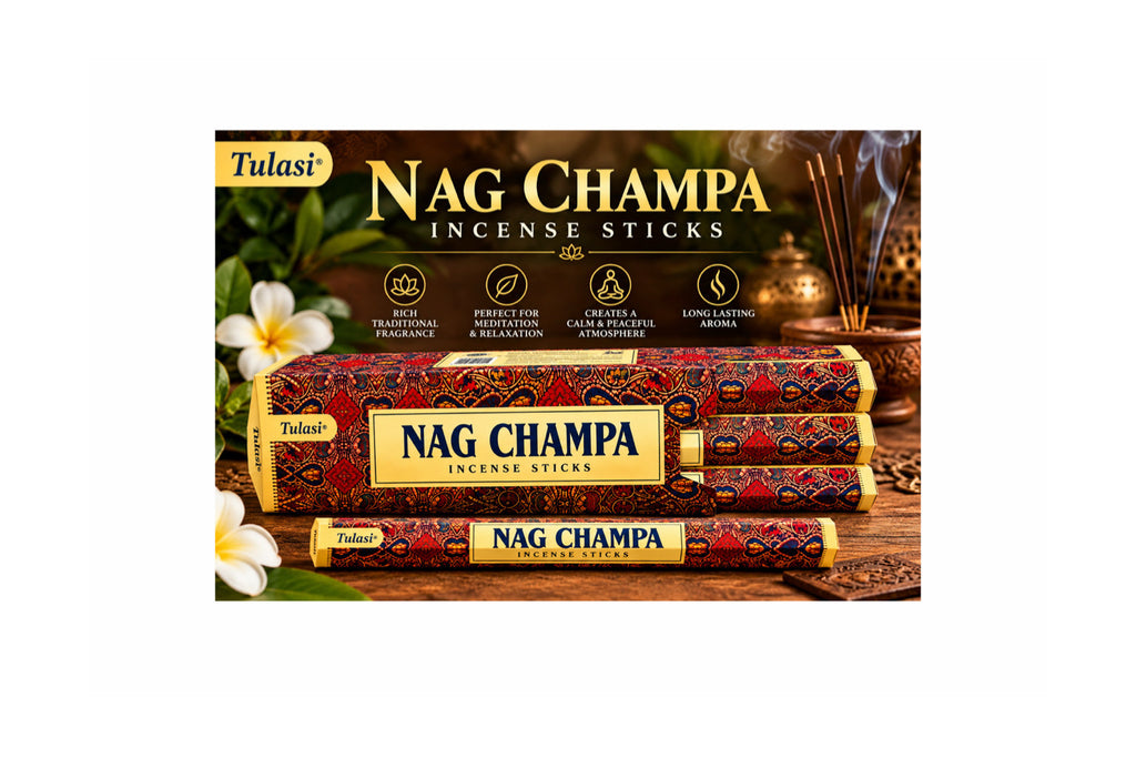 Tulasi: Nagchampa Incense box (6 units 15 sticks each)