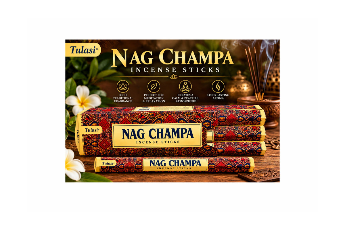 Tulasi: Nagchampa Incense box (6 units 15 sticks each)