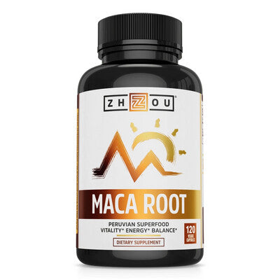 Zhou Maca Root Capsules - 120 Veggie Capsules