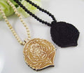 Lion Face Wooden Necklace