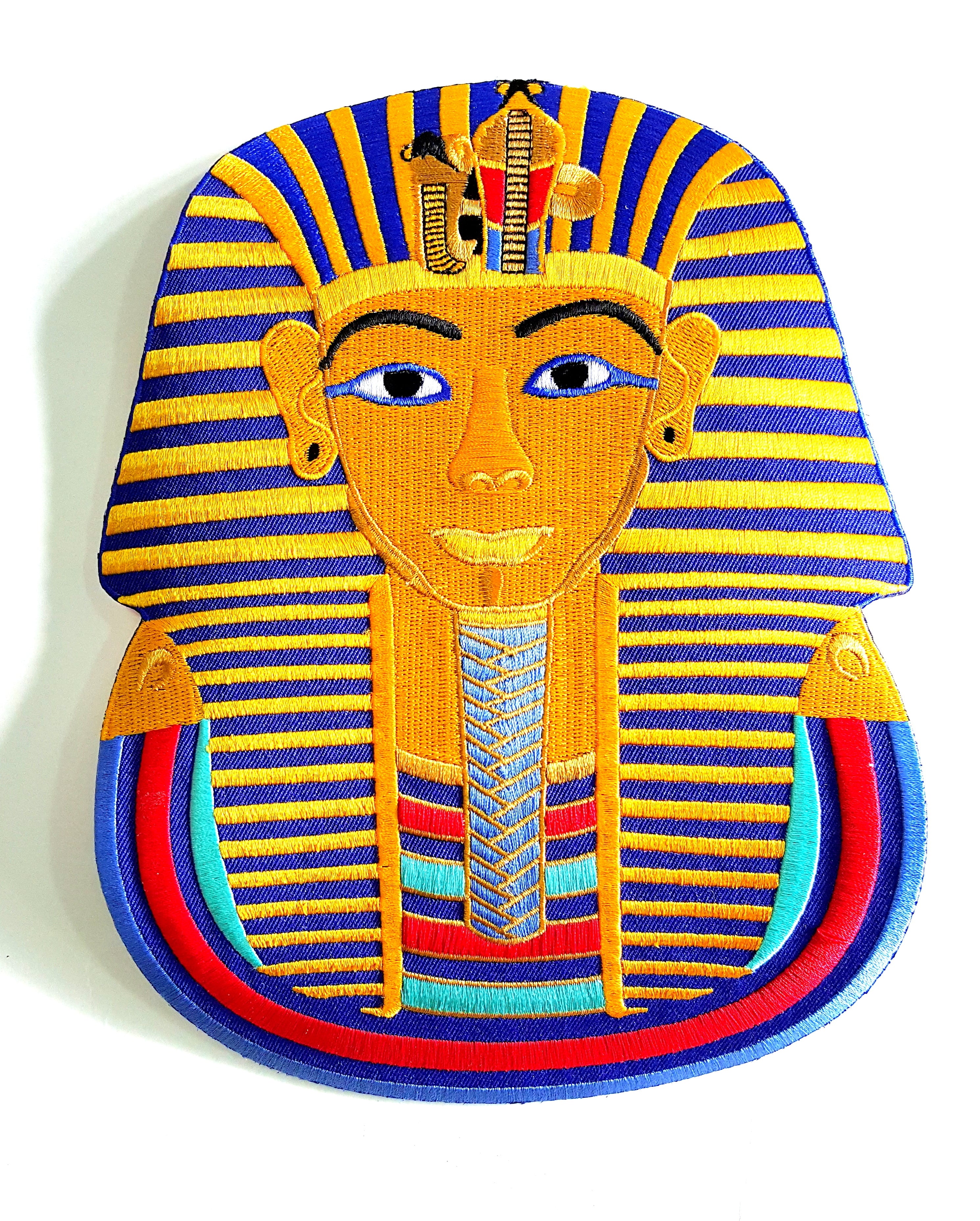Large King Tut Iron On Patch