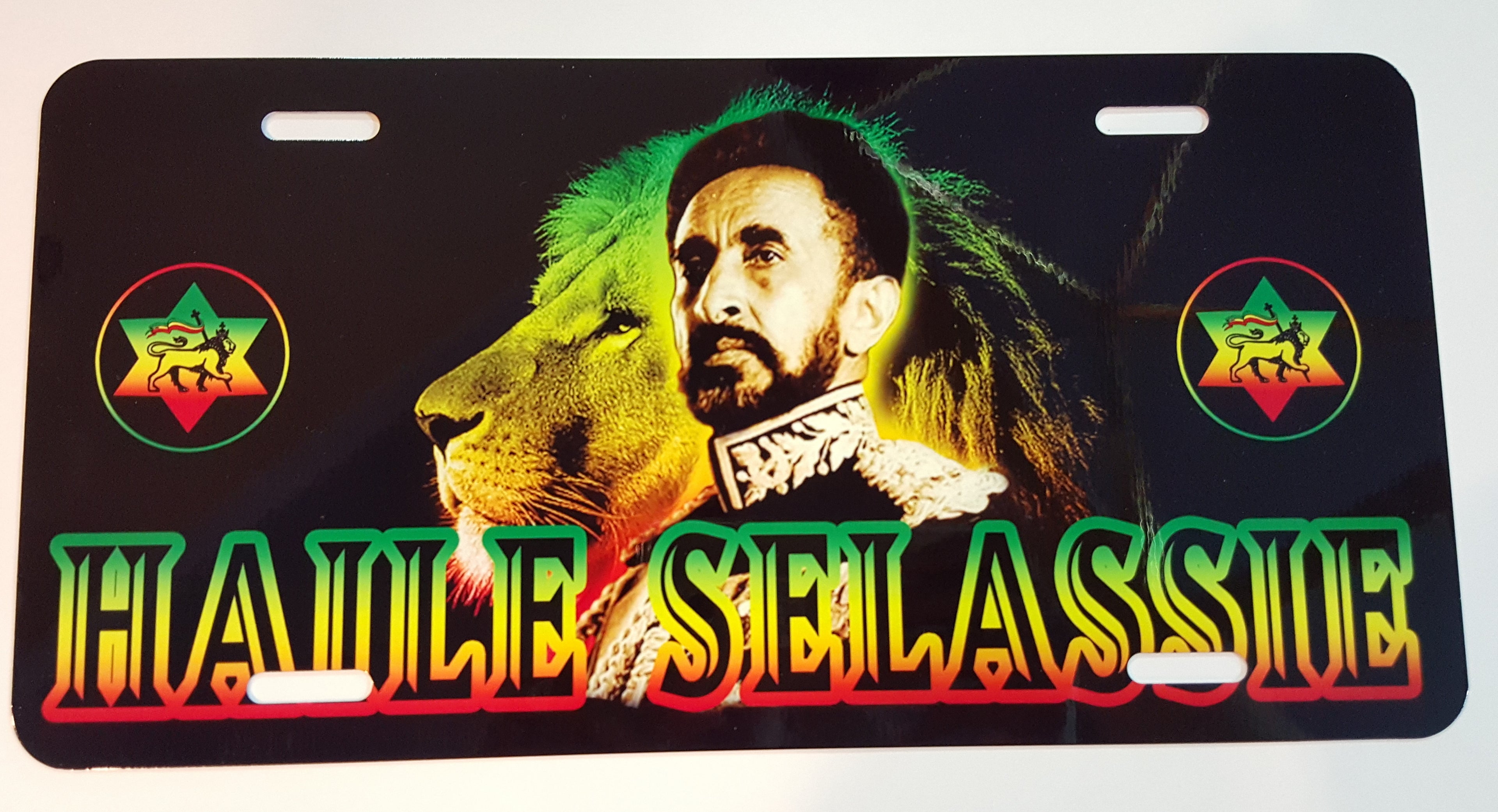 Haile Selassie License Plate
