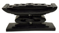 Kwanzaa Unity Candleholder (Brown) - Made in Ghana