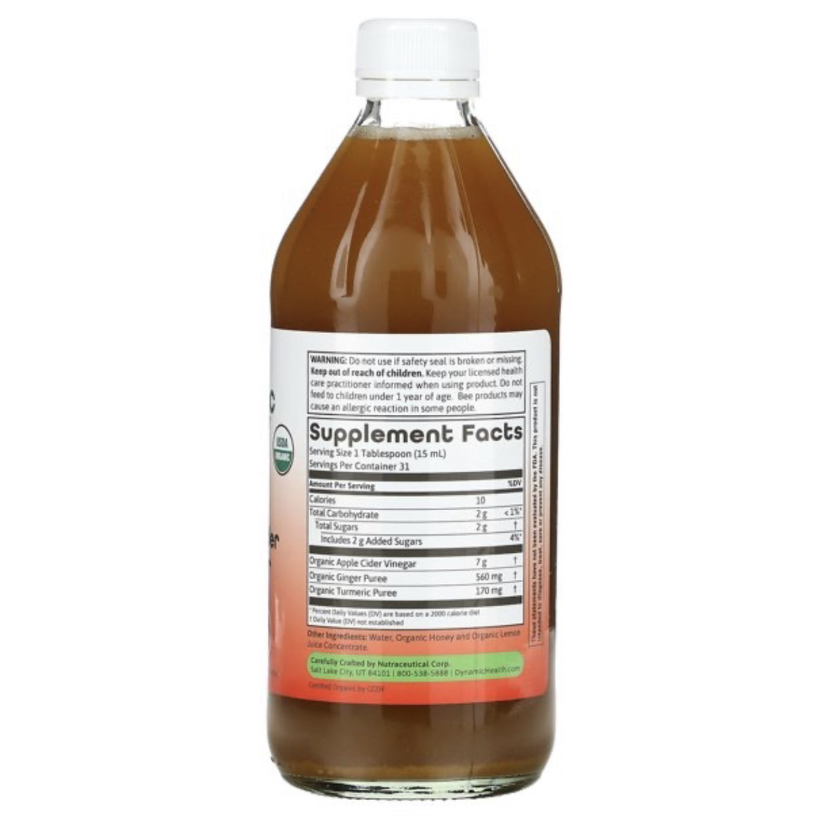 Apple Cider Vinegar Detox Tonic, 16 fl oz (473 ml), photo 2