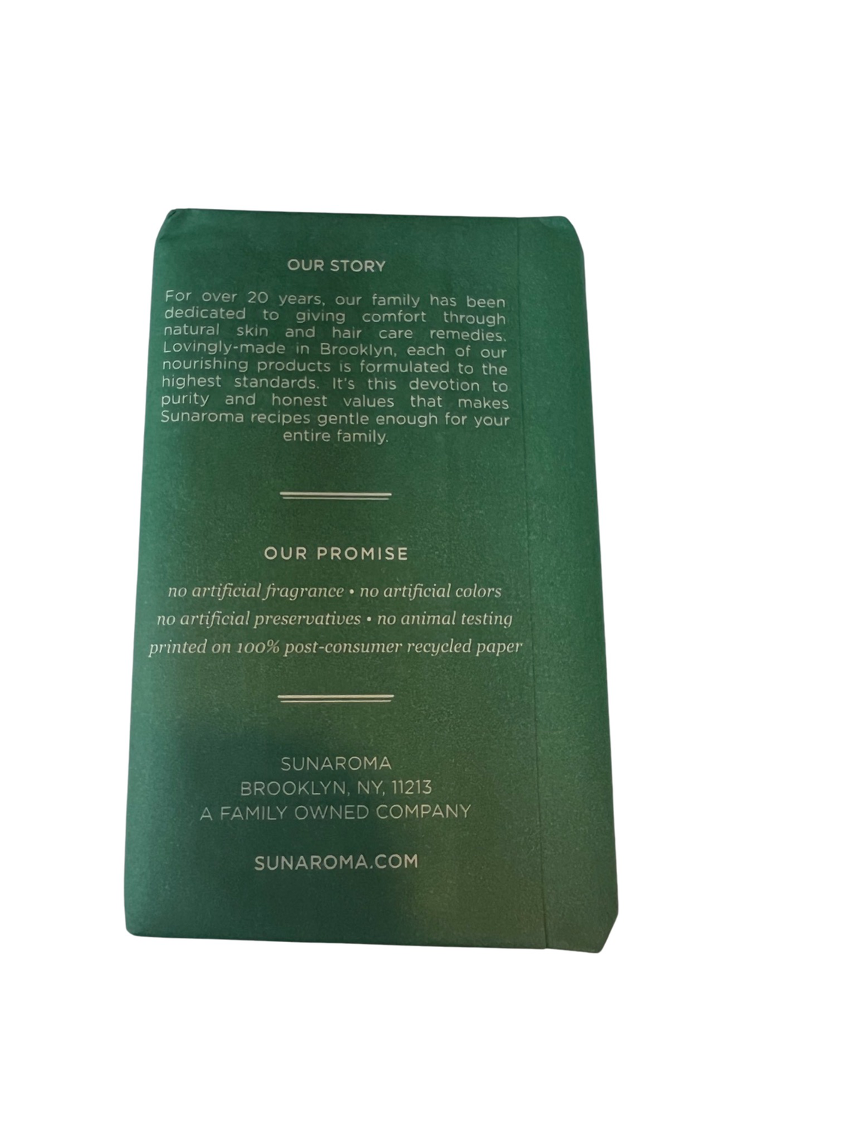 Sunaroma Bar Soap- Eucalyptus with Tea Tree & Ginger, photo 3
