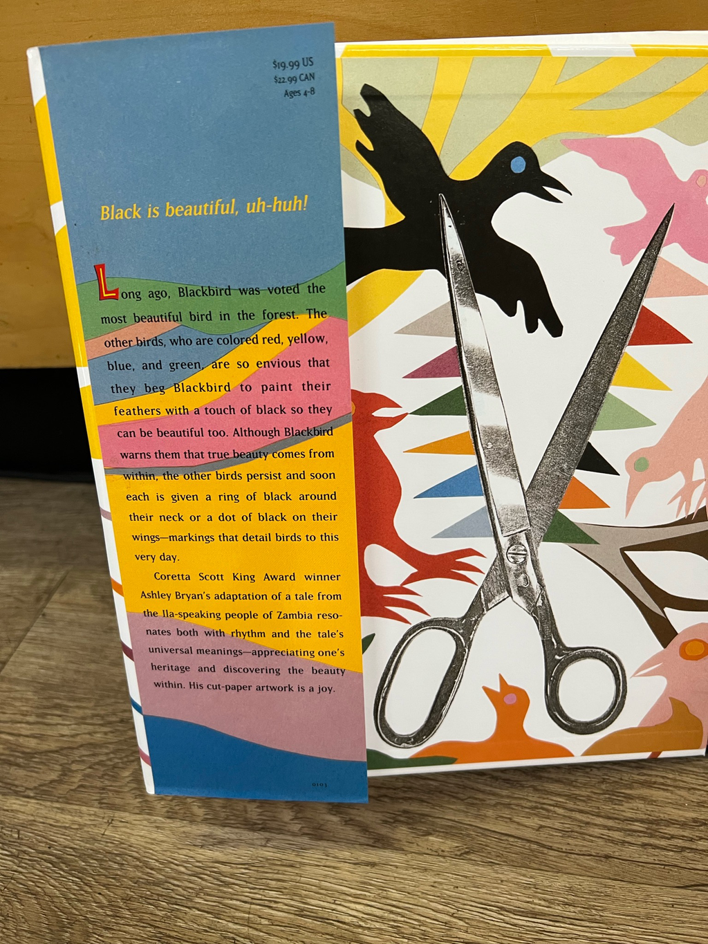 Beautiful Blackbird (Coretta Scott King Illustrator Award Winner) (Hardcover) – by: Ashley Bryan (Author, Illustrator), photo 3