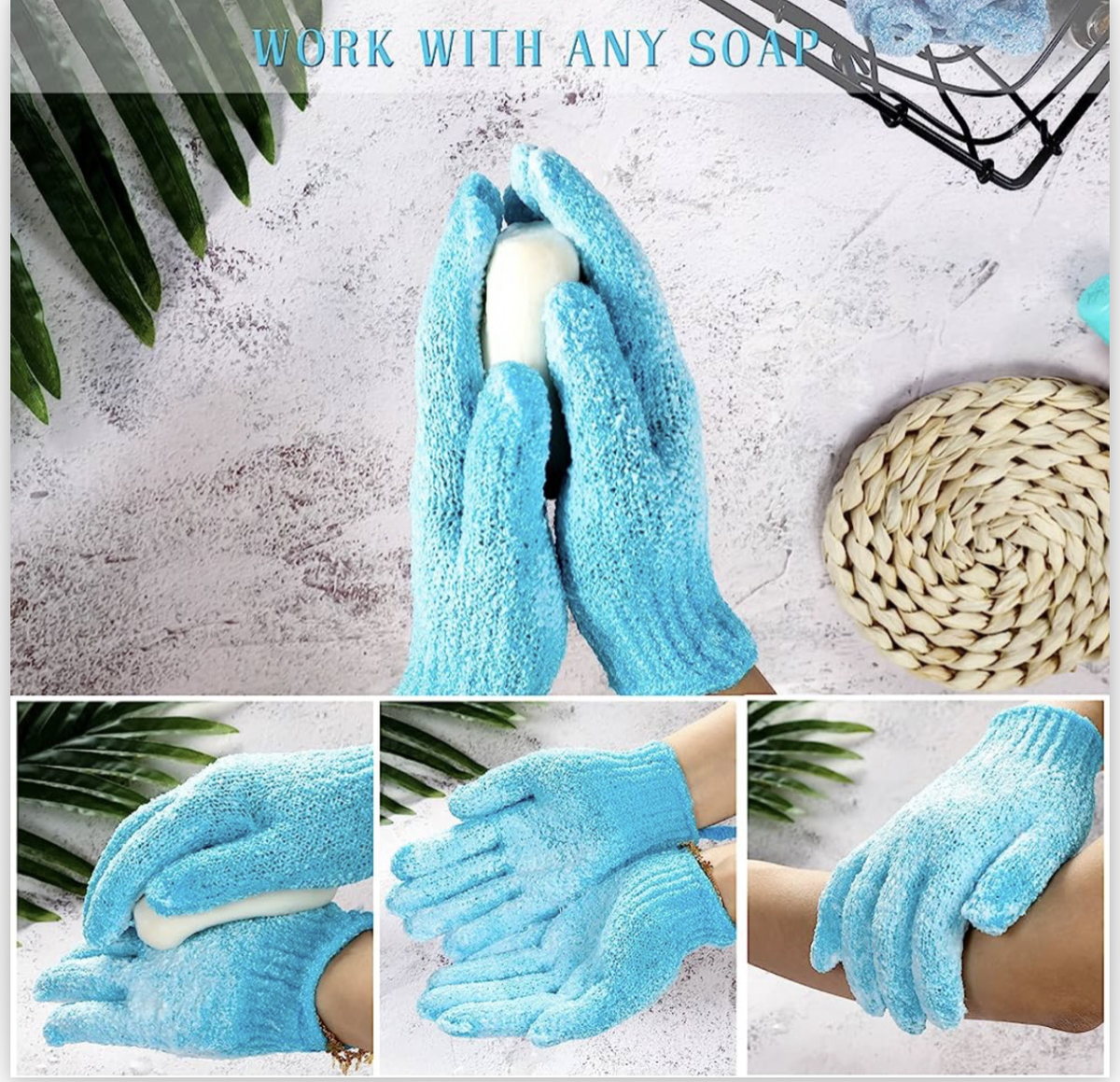 Exfoliating Gloves - 1 Pair, photo 3