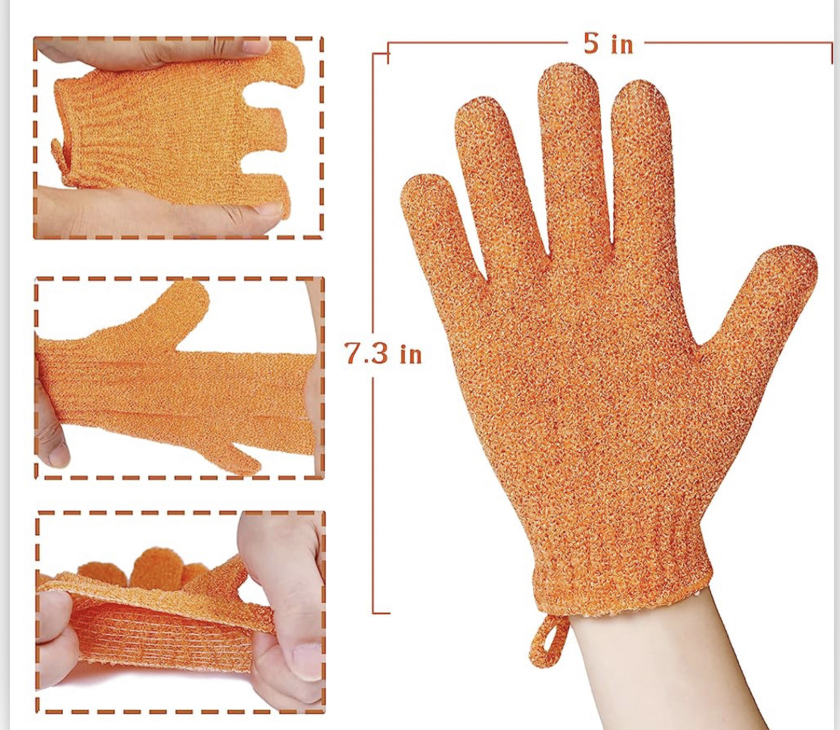 Exfoliating Gloves - 1 Pair, photo 2