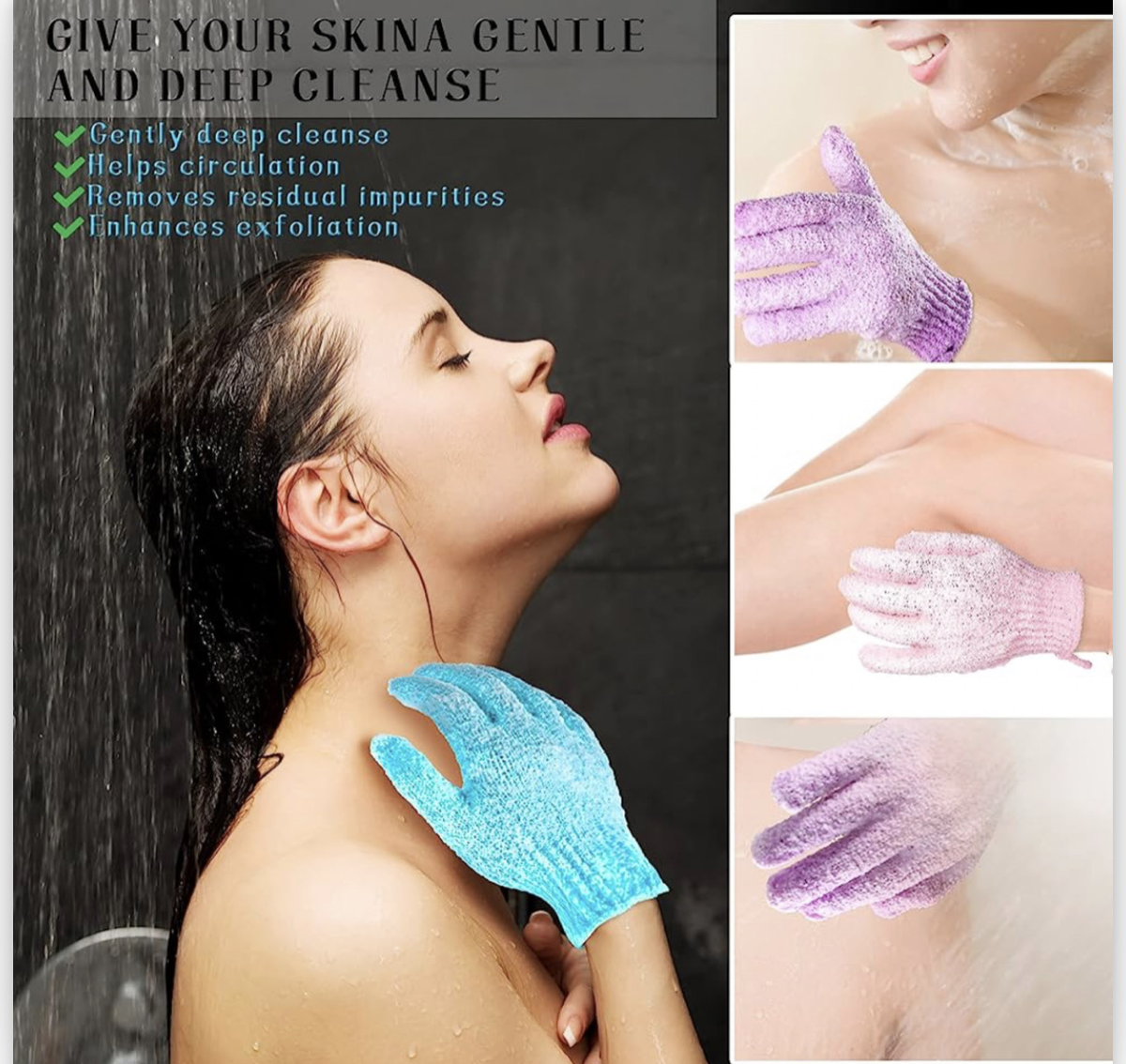Exfoliating Gloves - 1 Pair, photo 5