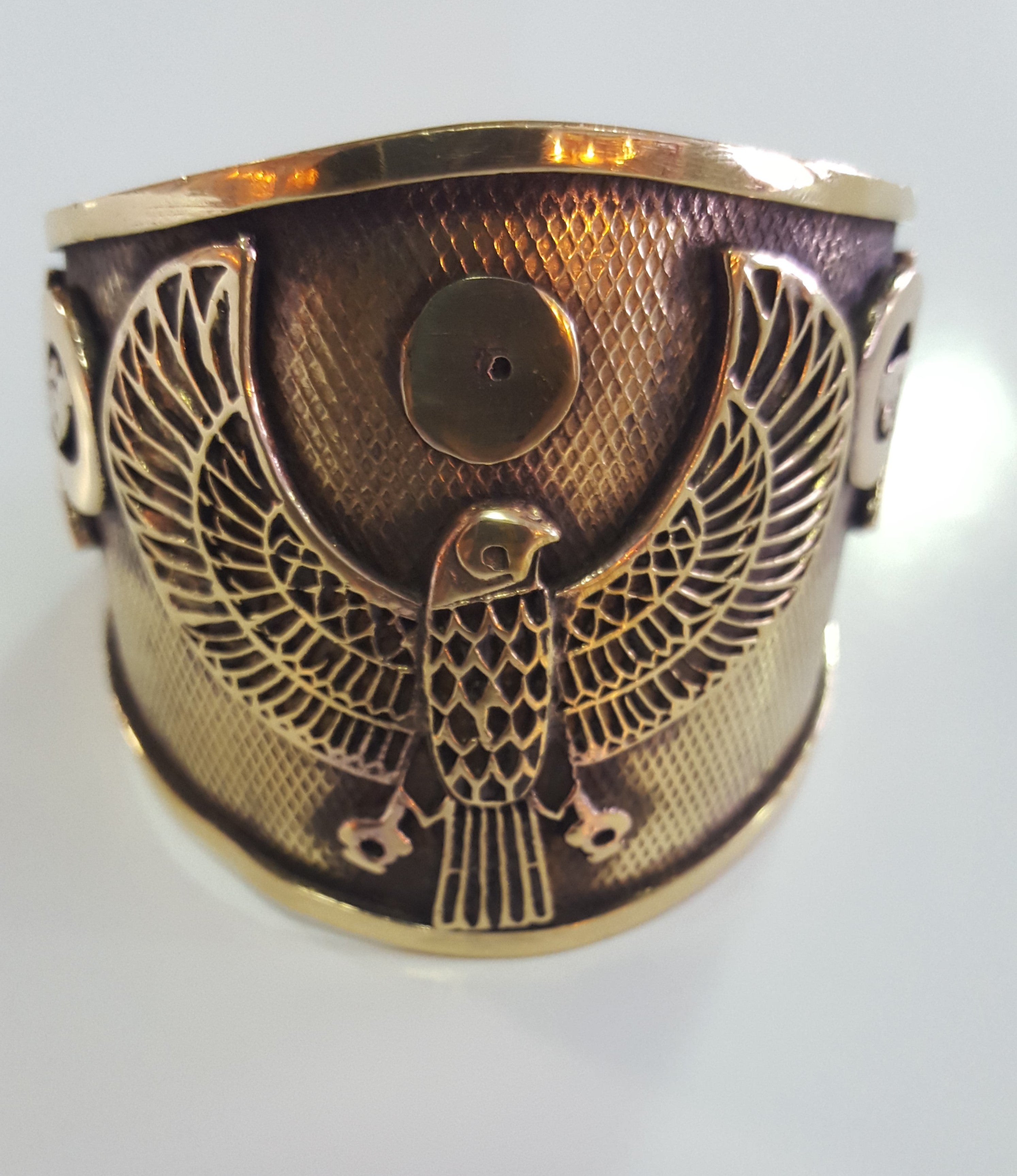 Heru bracelet with Ankh