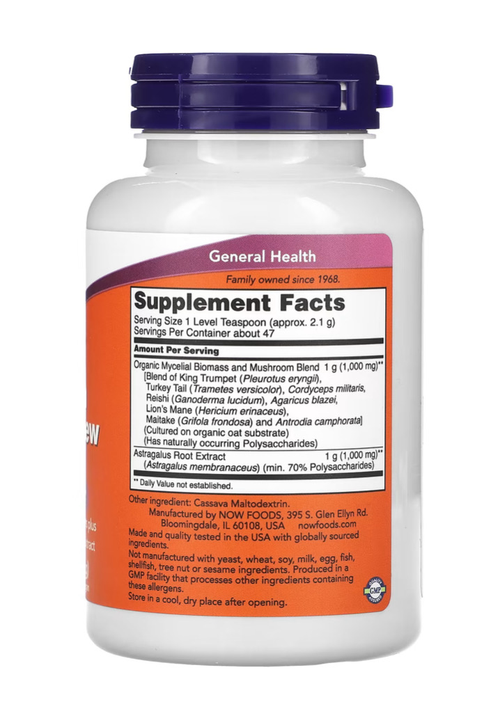Mushroom Immune Renew Powder 3.5oz, photo 2