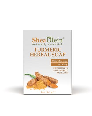Shea Olein Turmeric Herbal Soap with Aloe Vera & Honey 5oz