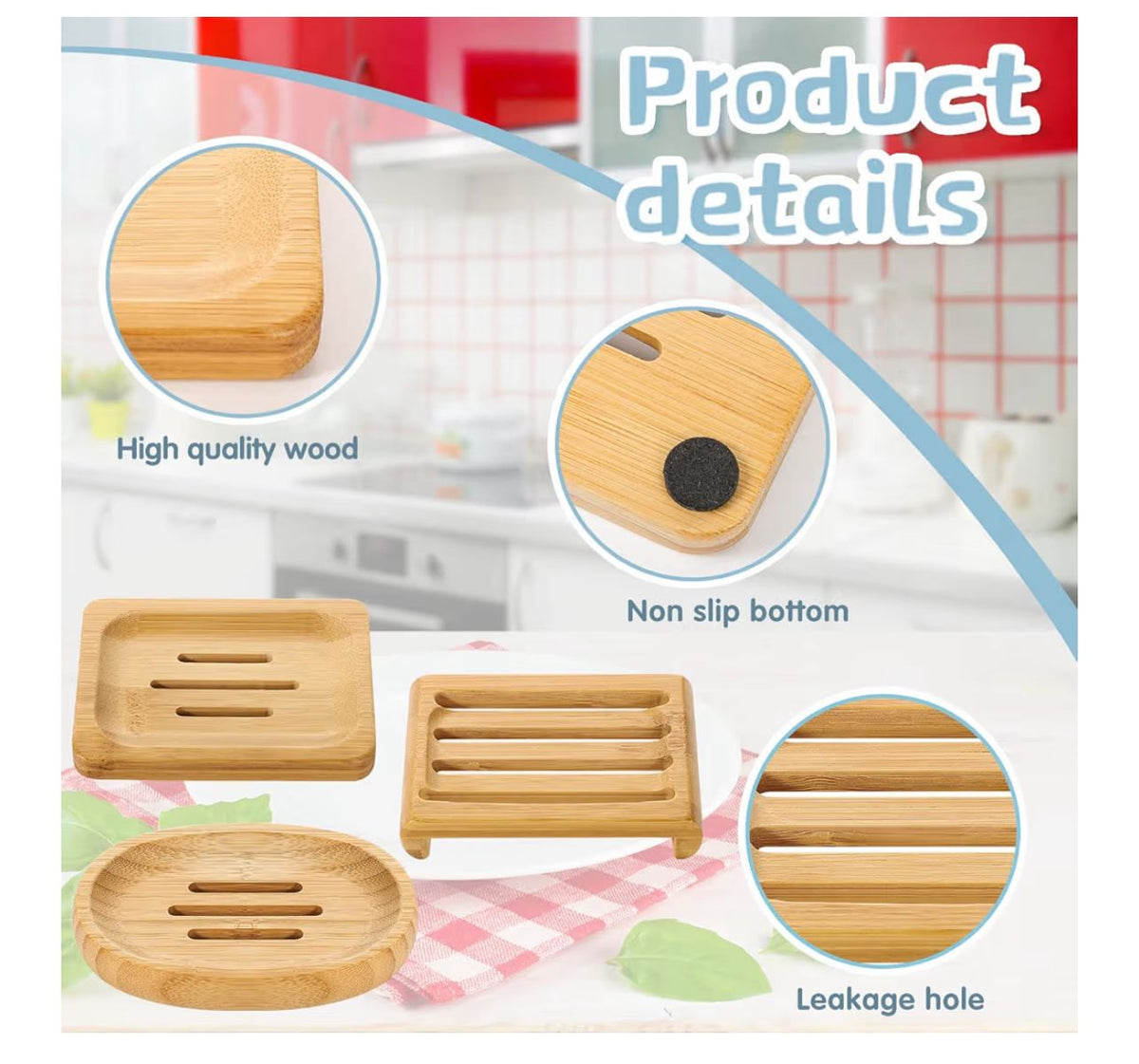 Bamboo Soap Dish, photo 2