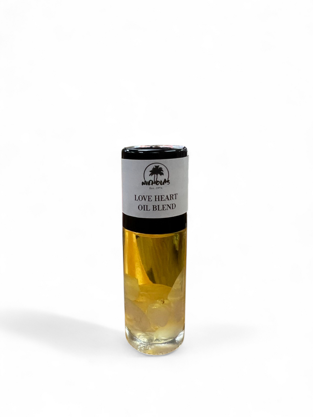 Love Heart Crystal Infused Body Oil Blend, photo 2