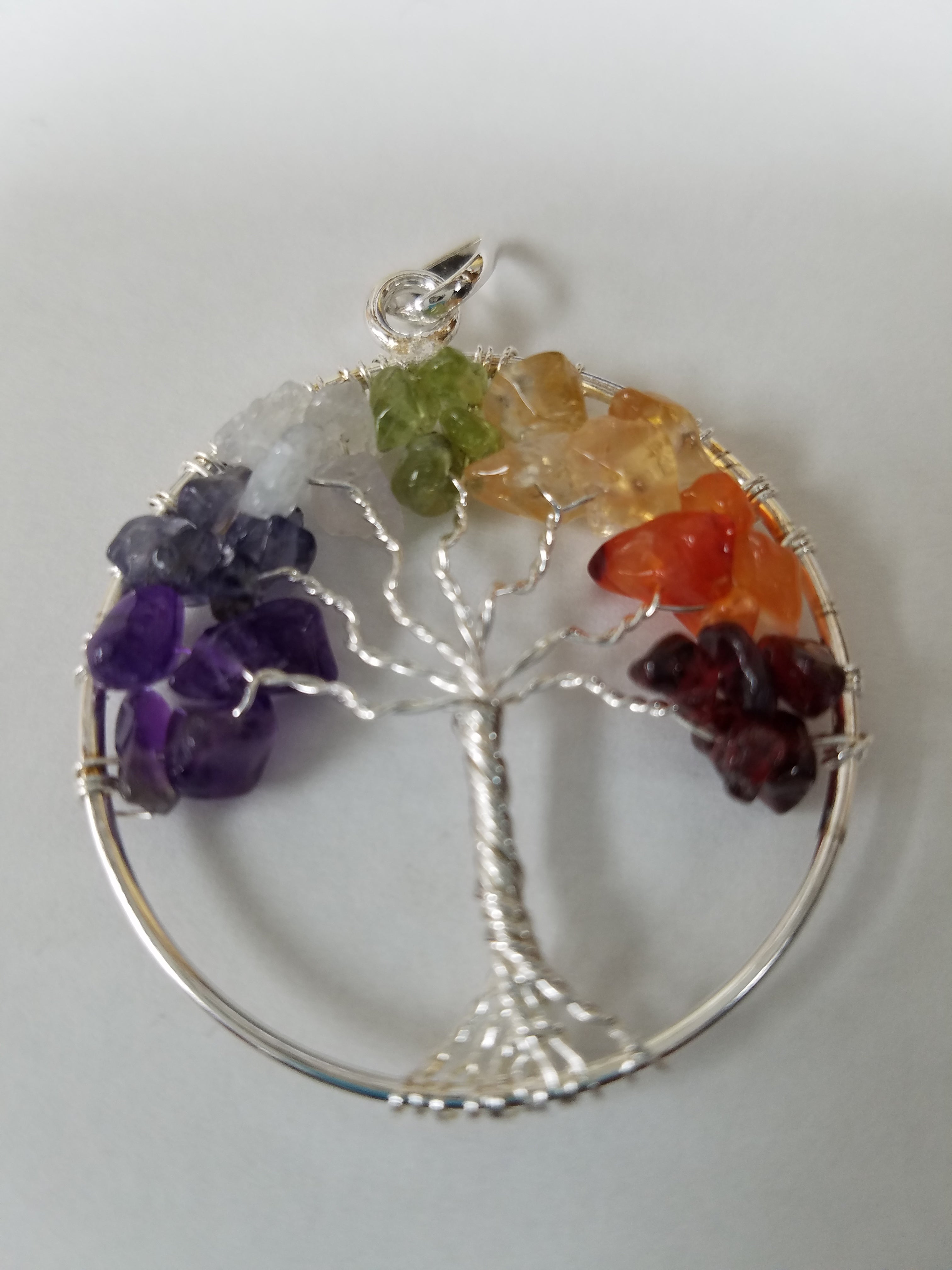 Tree of Life Chakra Pendant