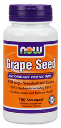 Grape Seed 100 mg Veg Capsules Free Radical Protection 100mg