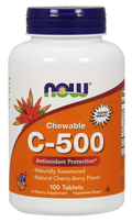 Vitamin C-500 Cherry Chewable Lozenges Antioxidant Protection* 100tab