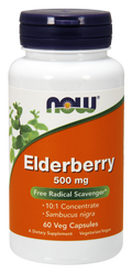 Elderberry 500 mg Veg Capsules Free Radical Scavenger*