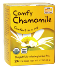 Comfy Chamomile Tea, Organic Delightfully Relaxing Herbal Tea 1.7oz