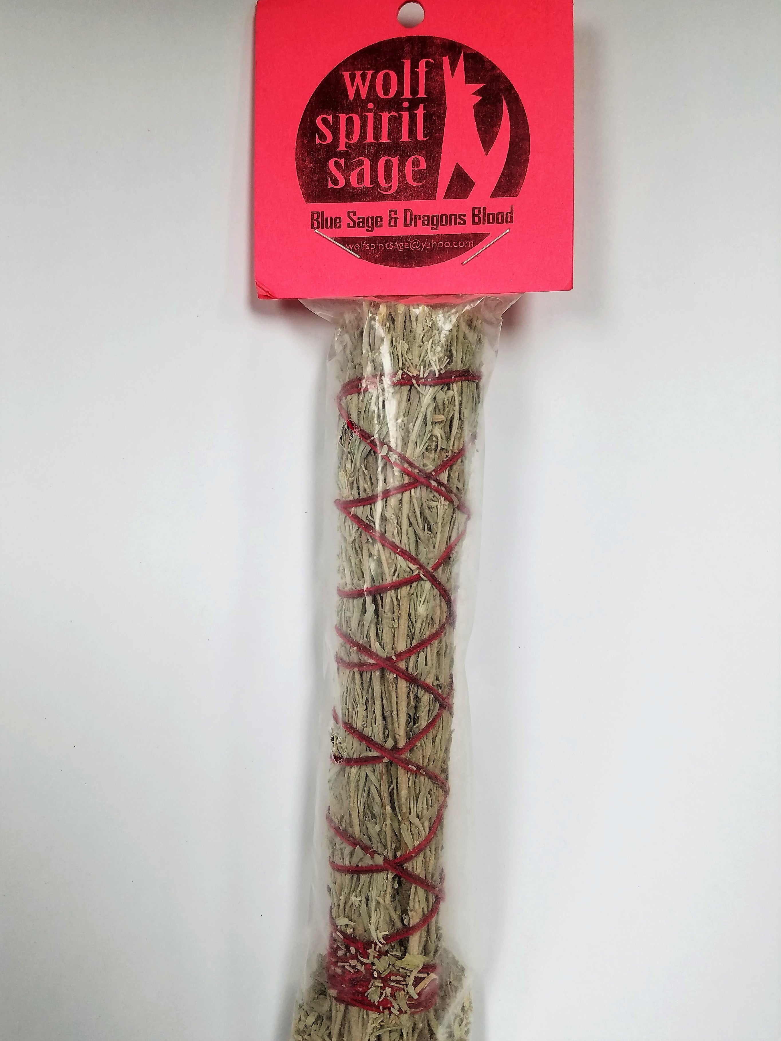 Wolf Spirit Sage: Blue Sage & Dragons Blood