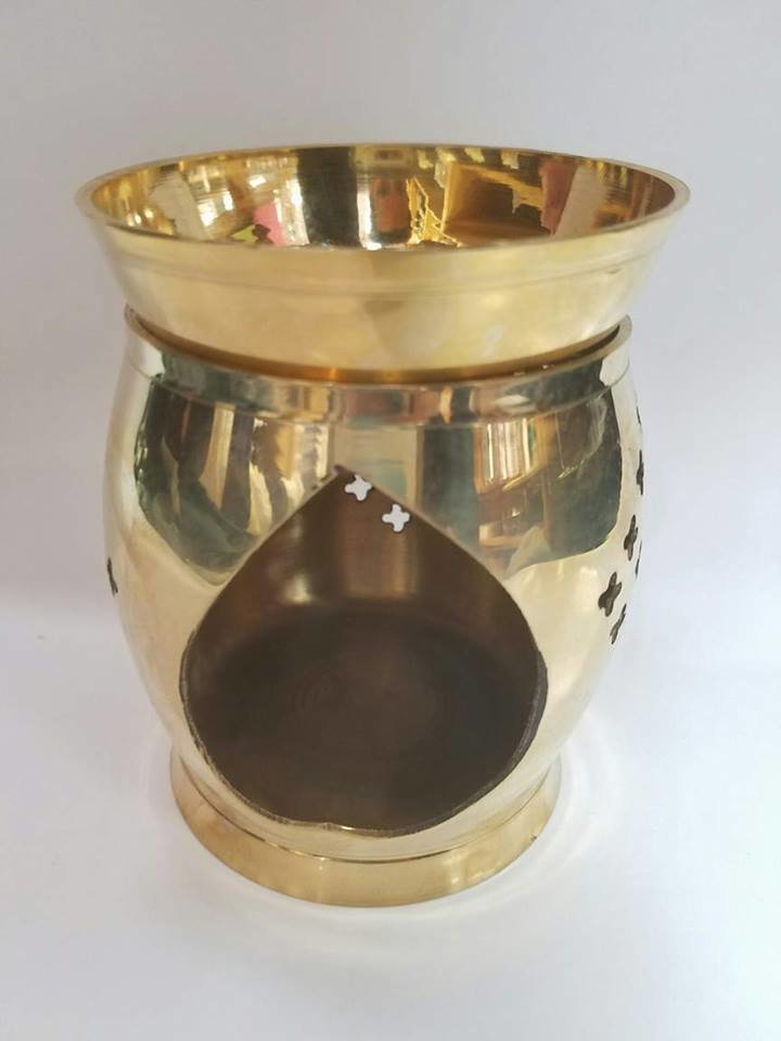 Big brass oil burner
