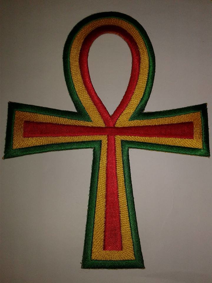 Iron On Patch-Big Ankh