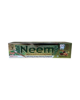Neem Toothpaste (6.53oz) With Free Bamboo Toothbrush