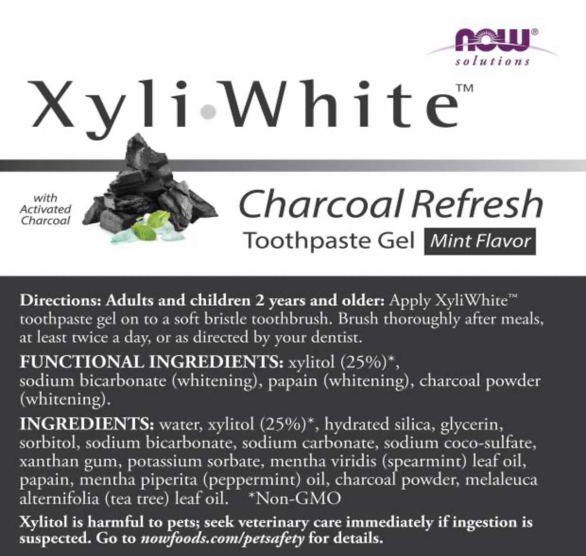 XyliWhite™ Charcoal Refresh Toothpaste Gel 6.4oz, photo 3