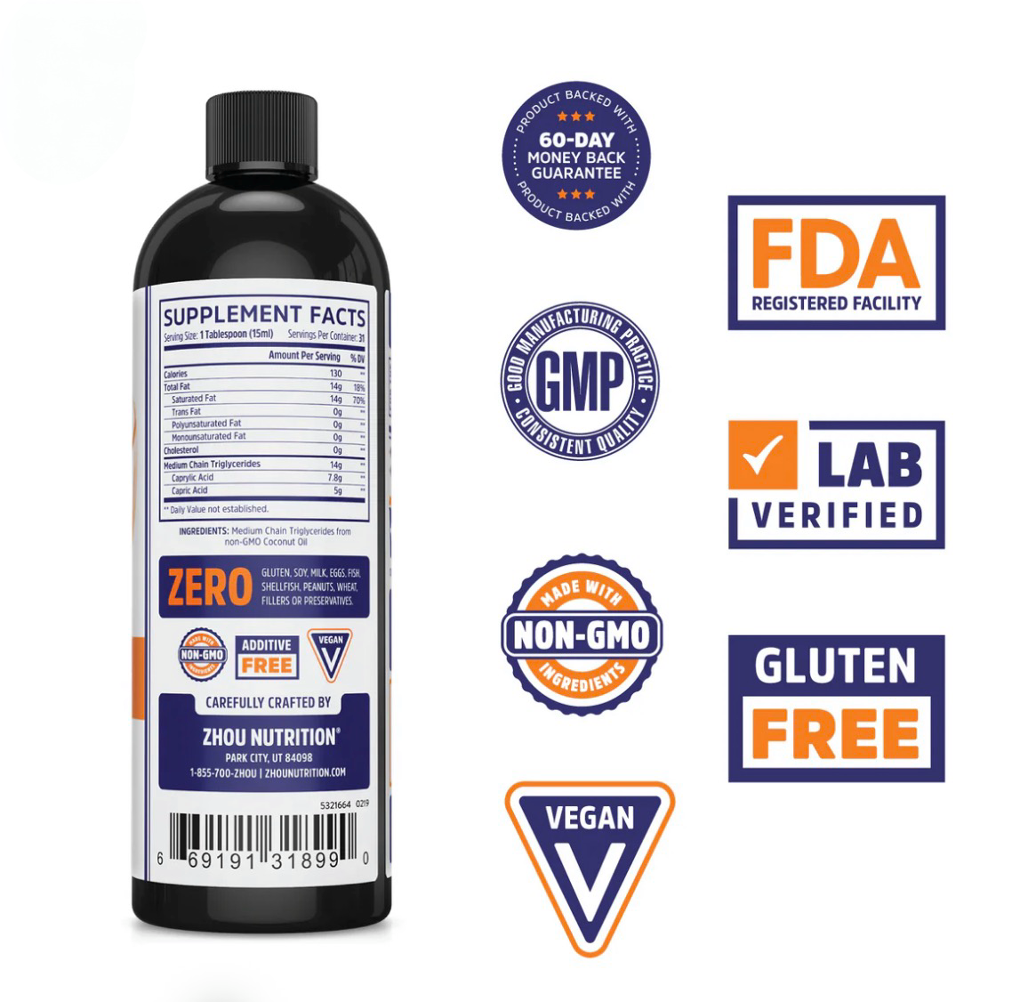 MCT Oil 16oz, photo 3