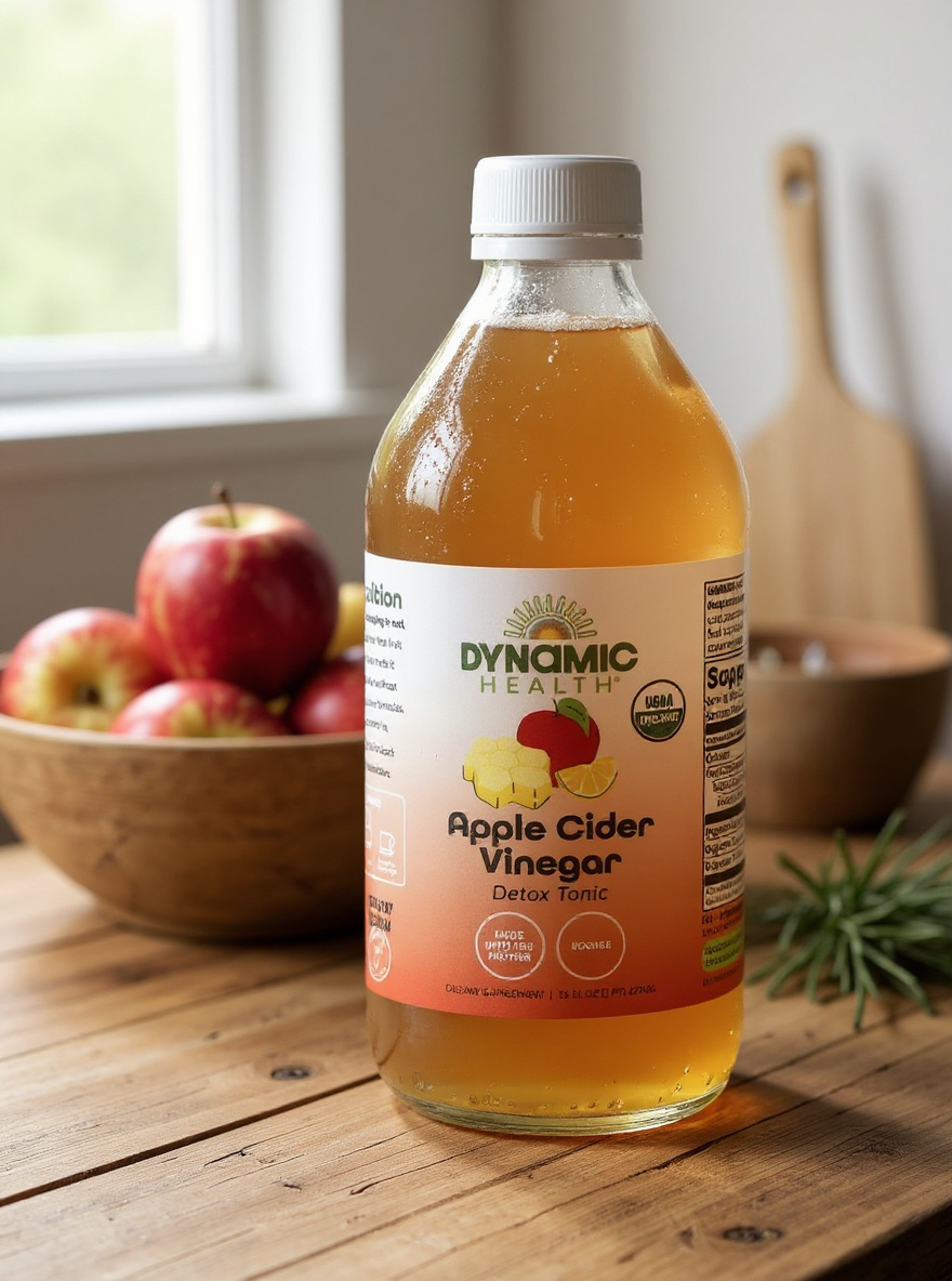 Apple Cider Vinegar Detox Tonic, 16 fl oz (473 ml), photo 3