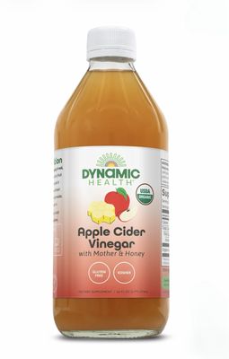 Dynamic Health Raw Apple Cider Vinegar - 16oz (Glass)