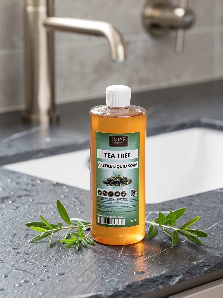 Tea Tree Castile Liquid Soap 32oz, photo 2