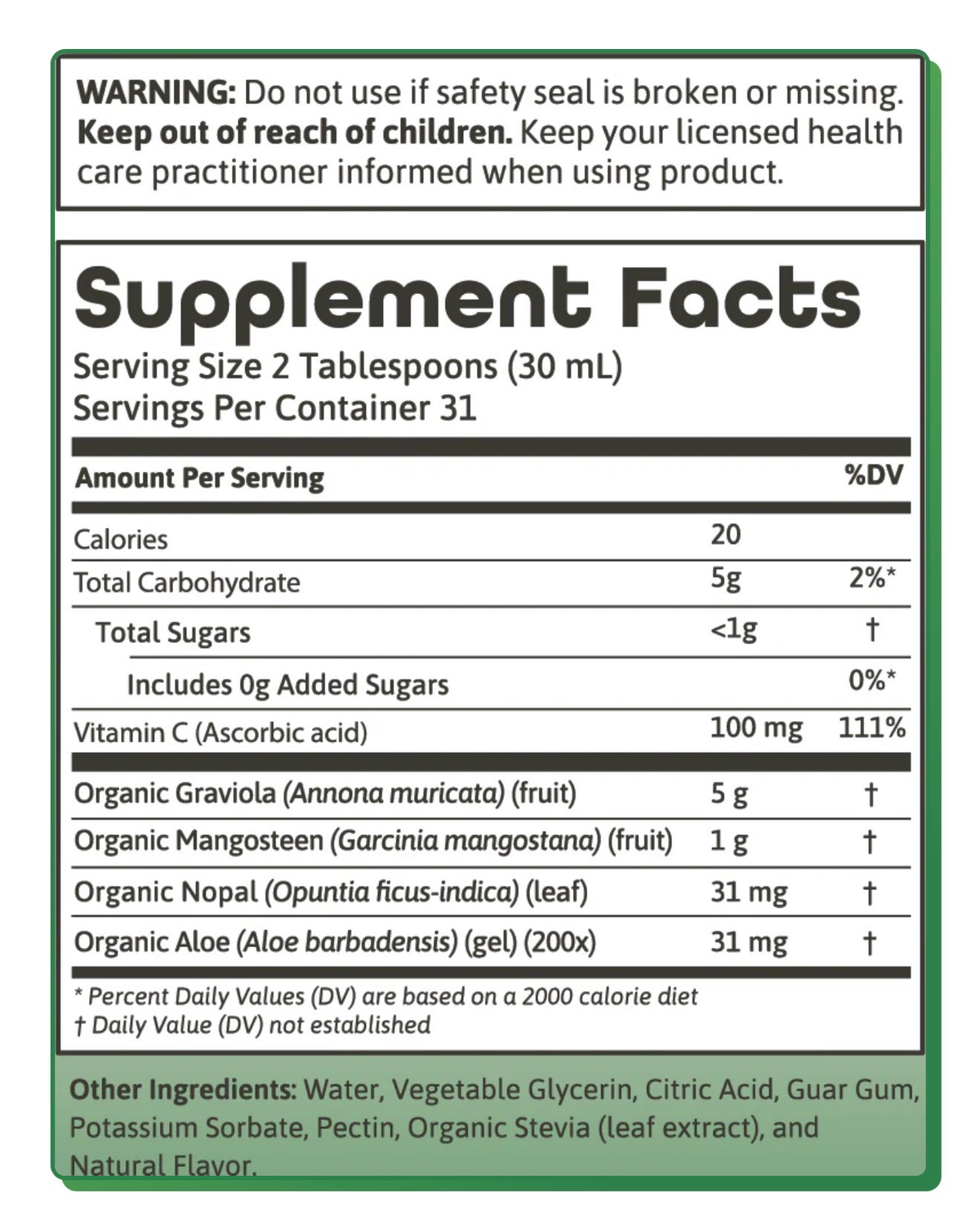 Dynamic Health Graviola Blend 32oz, photo 2