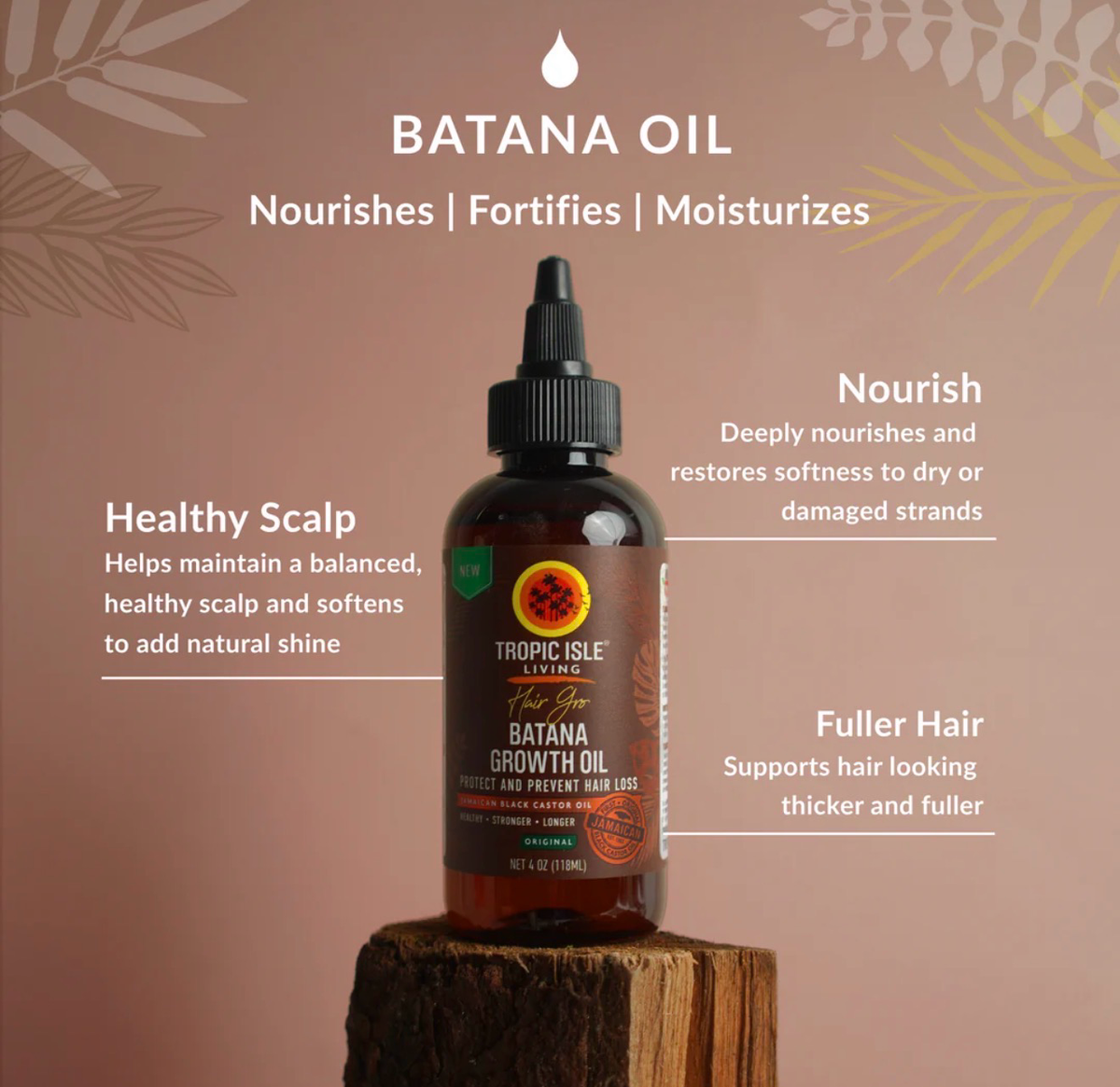 BATANA HAIR GROWTH OIL ORIGINAL 4OZ, photo 3