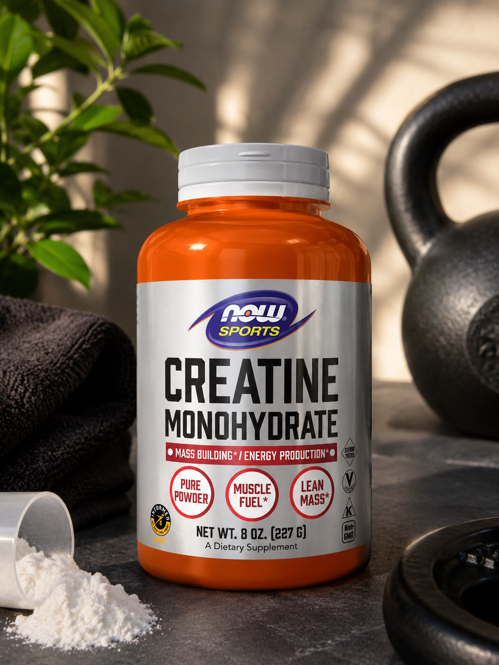 Now Sports Creatine Monohydrate Powder - 8 oz., photo 4
