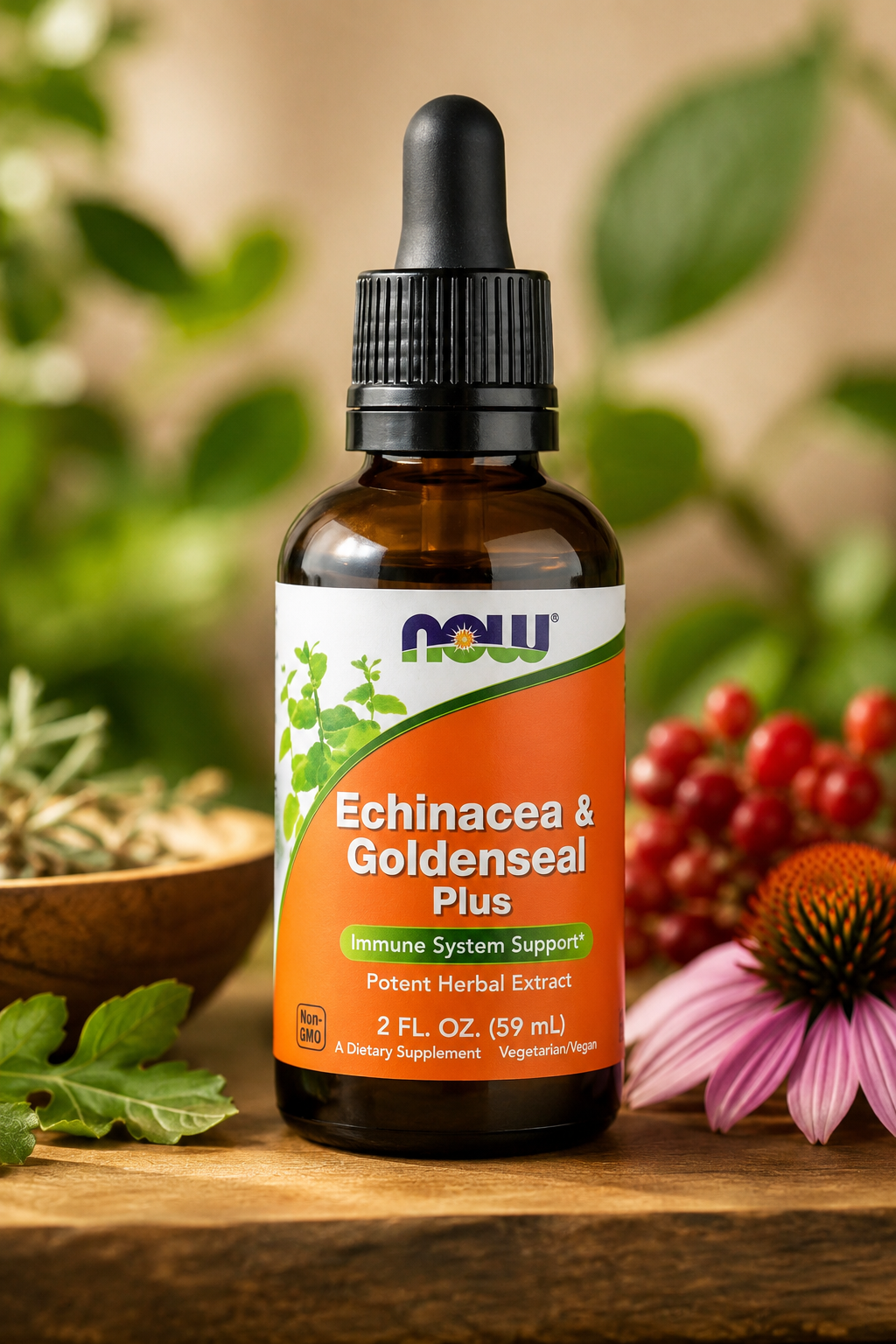 Echinacea & Goldenseal Plus - 2 oz., photo 2