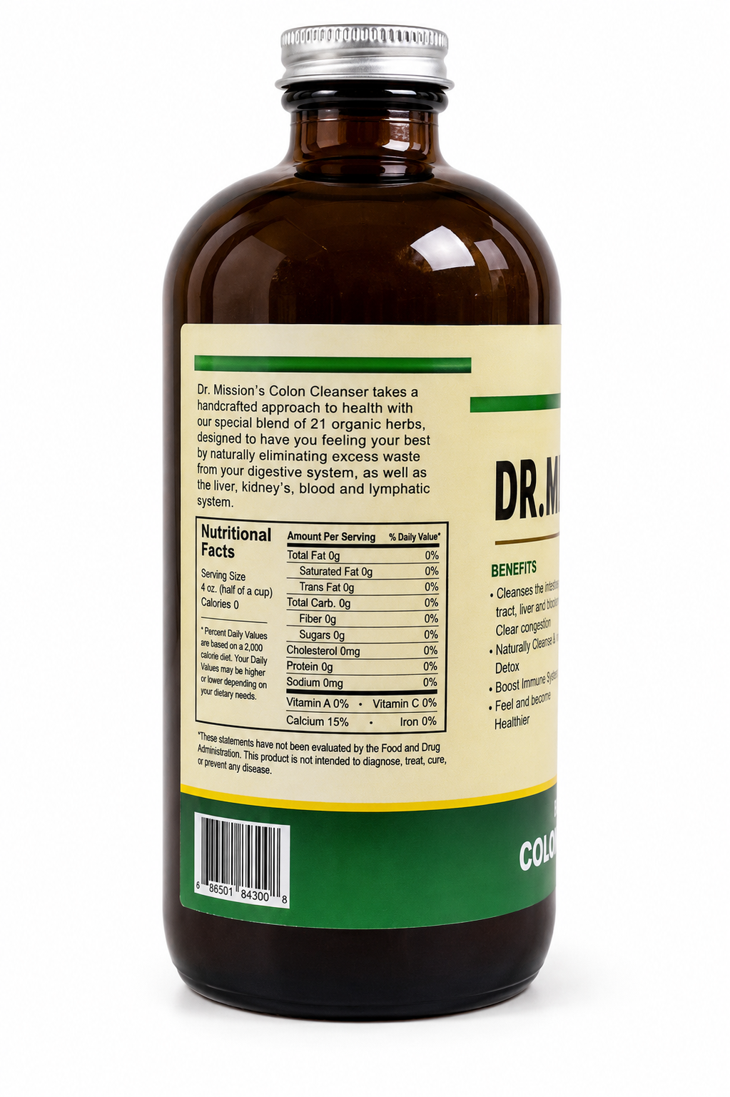 Dr. Mission's Handcrafted Colon Cleanser 32oz