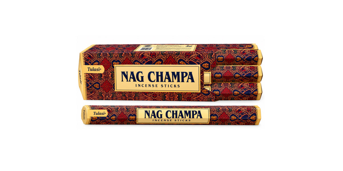 Tulasi: Nagchampa Incense box (6 units 15 sticks each)